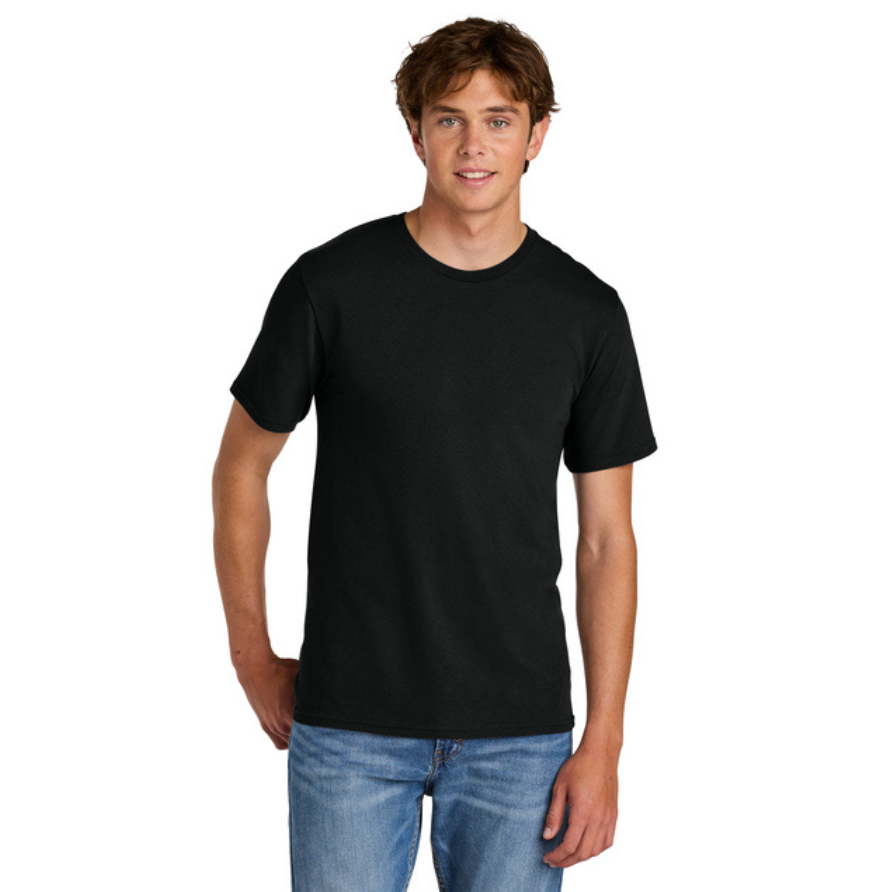 Port & Company PC43 Lightweight Cotton Tee — Jet Black